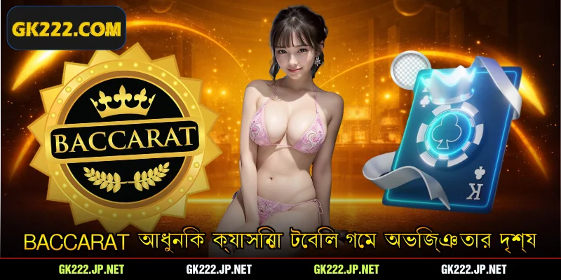 Baccarat আধুনিক ক্যাসিনো টেবিল গেম অভিজ্ঞতার দৃশ্য