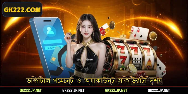 ডিজিটাল পেমেন্ট ও অ্যাকাউন্ট সিকিউরিটি দৃশ্য